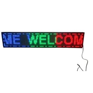 Led2020 Outdoor/ indoor monochrome multifunction  USB information sign board led screen 