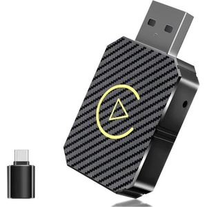 Wireless Android Auto & Wireless CarPlay Adapter, 2-in-1 Wireless CarPlay Adapter and Android Auto Compatibility