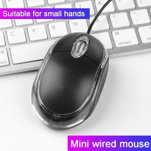 Mini Optical Wired Mouse 1.2M Length Cable USB red LED Ergonomic Design Mice For PC/Laptop/Notebook