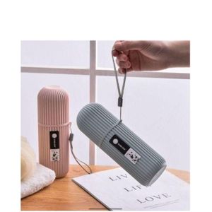New Age Fashion 6pcs- Multi-use Travel Toothbrush and Toothpaste holder- Multi colors