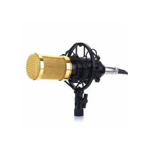 Condenser Microphone Kit with Mount and Pop Filter for Studio Recording Broadcasting BM-800 - A Set