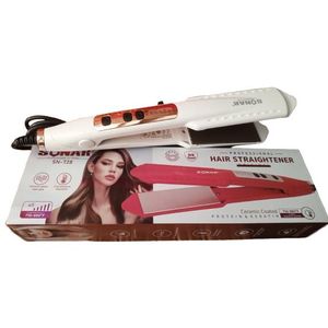 Sonar Infrared Steam Hair Straightener 2 Inches Wide Plate Hair Salon Steampod Ironing Styler