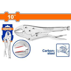 WADFOW WLP2C10 Straight Jaw Plier - Silver