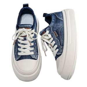 Jeans Canvas Sneakers  - blue/white