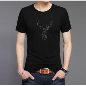 Men Men's Summer Fashion T-Shirt featuring a minimalist deer print