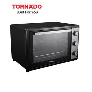 Tornado TEO-48 DGE-K Electric Oven, 48 liter 1800 watt - Black