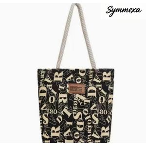 Symmexa Ladies' bags for women fashion large capacity Handbag Tote Bag black bag