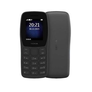 Nokia 105 - 2.4" - 4MB - Dual SIM - VGA Camera - 2000 Contacts - 1450mAh - Black - 12 Months