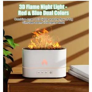 A C R Portable Electric Fire Air Aromatic Humidifier - Brown