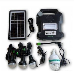Solar Mobile Power Light With Inbuilt Radio, Bluetooth & USB Port- Black