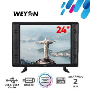 WEYON 24'' Digital D-LED TV + 1 Years Warranty - Black
