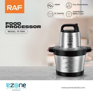 RAF 6L Multifunctional Food processor-R.7008 - Silver