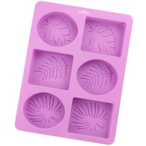 Silicone Soap Mold- 6 Cavity Mixed Shape 