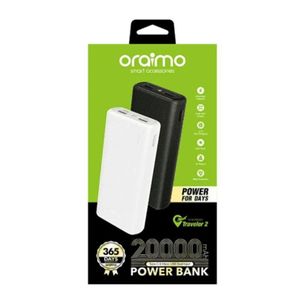 Oraimo Traveler 2 Power Bank - 20,000mAh Ultra-High Capacity