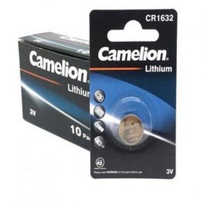 Camelion Button Cell Lithium Battery - 1 x 10 Blisters, Silver