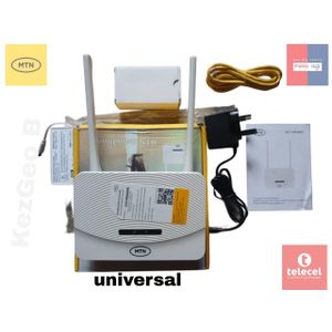 ZTE MTN Universal Broadband 4G Router + Backup Battery - White