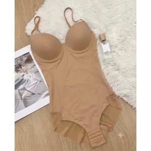 Women’s Full Body Shaper Bodysuit – Seamless Tummy Control Underwear & Push-Up Bra Shapewear
