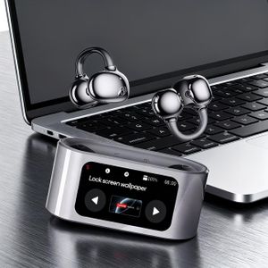Lenovo 2026 Lenovoservices clip on earbuds with touchscreen case 