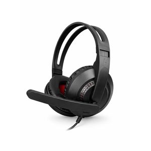 Wired Over-Ear Gaming Headset with Rotatable Microphone for PC, Laptop & Mobile - Black