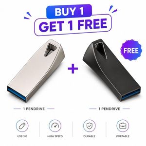 64GB USB Pendrive Buy 1 Get 1 free COMBO - Silver