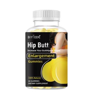 Hip and Buttocks Enlargement Gummies Weight Gainers - 60 Counts