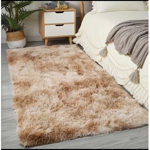 120cm x 200cm Fluffy Carpet Bedroom Livingroom-Beige