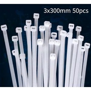 Reusable Nylon Cable Ties – Adjustable Self-Locking Cable Management Straps for Wires and Cables