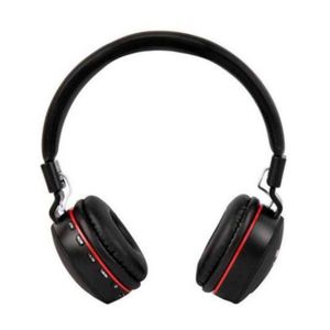 MS77 Wireless Headphone with Radio & SD Card Support (On Ear) – Black