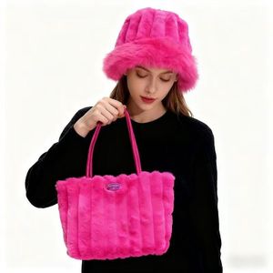 China Image Faux 2in1 ladies bag and cap