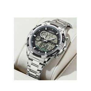 Luxury Original men’s silver dual face watch