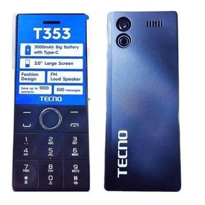 Tecno T353, 2.0 Display, FM Loud Speaker, Torch, 3000mAh - Green