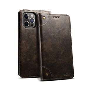 Caseme Phone Case, Compatible With IPhone 15 Pro Max High Quality Original Flip Leather Phone Case With Card Slot- Black  