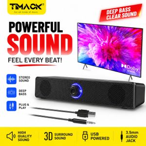 Timack Home Theater Sound System Bluetooth Speaker 4D Surround Soundbar Computer Speaker For TV Soundbar Box Subwoofer Stereo Music Box