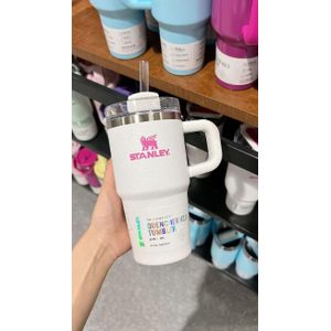 Original Mini Stanley Tumbler Cup – Insulated Portable Drink Cup with Straw  Stylish Everyday Bottle