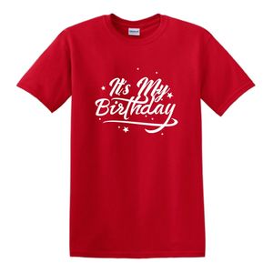 It's My Birthday  T-shirt - Red