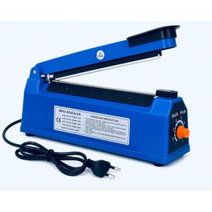 Plastic Bag Sealer – PFS-200 Impulse Sealing Machine – 200mm – Blue