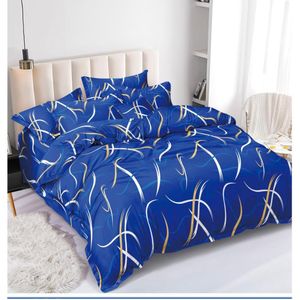 Spice Bedsheets Double Bed Size Sheet-3 pieces- Blue