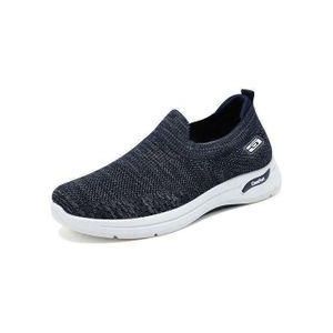 Banagat Men's Casual Flats Breathable Loafers Slip ons Moccasins Shoes Blue