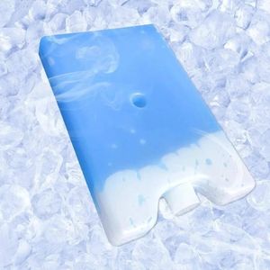 Reusable Hard Gel Ice Brick Pack for Coolers, Air Coolers & Lunch Boxes