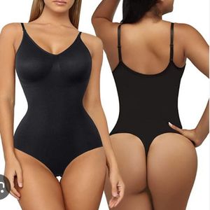 AD G - String Sexy Body Shaper Suit For Woman - Black 
