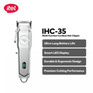 Itel Rechargeable Hair Clipper Multi-function Suit- Long Lasting Battery-Cordless Type-C-IHC-35 - Silver