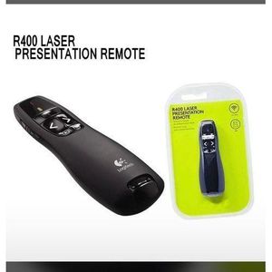 Logitech R400 Wireless Presenter with Red Laser Pointer - Black