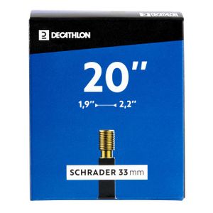 Decathlon 20 1.90 To 2.20 Schrader Valve Inner Tube