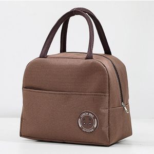 Insulated Lunch Bag - Brown