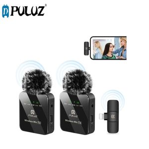 Puluz Wireless Lavalier Microphone for iPhone / iPad, 8-Pin Receiver