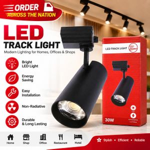sun 30W LED Track Light – Black