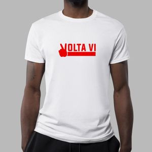 	 Volta Vi Classic T-Shirt DTF Print - White/Red