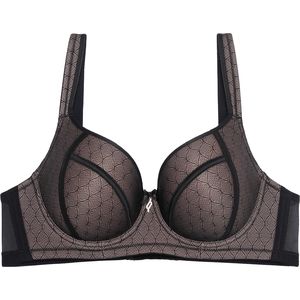 Binnys Premium Jacquard Underwire Bra, Push Size E Cup, Wide Side Support Wings, Full Cup,Adjustable Straps, Anti-Sagging Design for Daily Office Wear Women Bra 