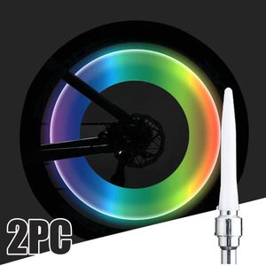 2pcs bicycle valve core windmill light, bicycle windmill glow stick