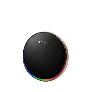 portable, cylindrical wireless Bluetooth speaker